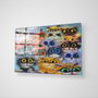 Wallity Cuadro Decorativo de Vidrio Templado Multicolor 40 x 60 cm